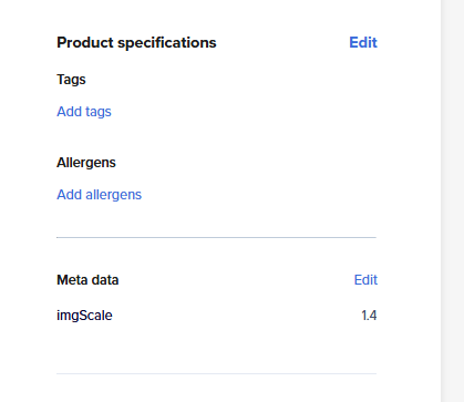 imgScale meta tag in Deliverect